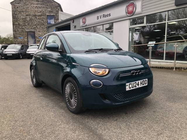 Fiat 500 0.0 87kW Icon 42kWh 3dr Auto Hatchback Electric Oceana Green
