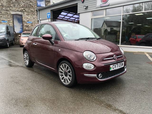 Fiat 500 1.0 Mild Hybrid Dolcevita [Part Leather] 3dr Hatchback Petrol Red