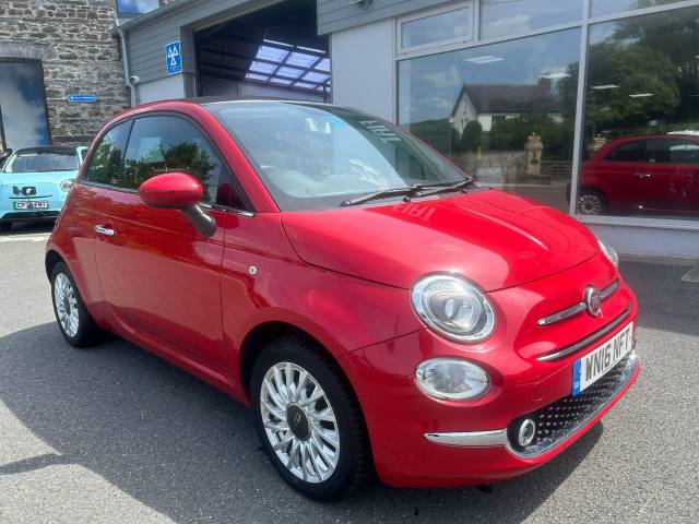 Fiat 500C 1.2 Lounge 2dr Convertible Petrol Red