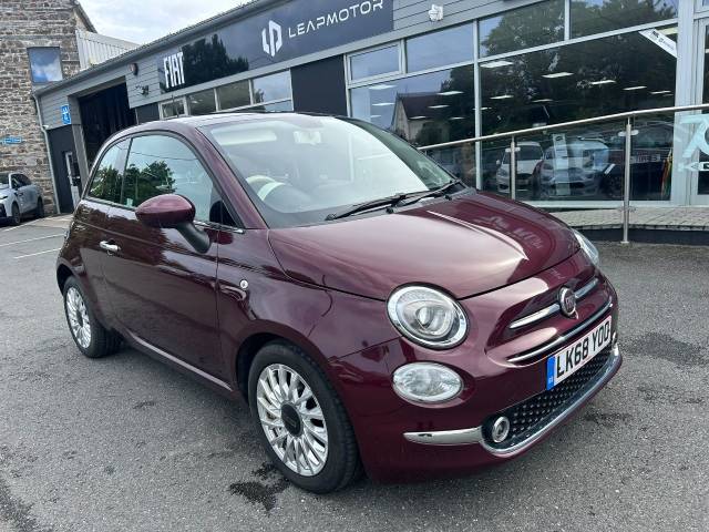 Fiat 500 0.9 TwinAir Lounge 3dr Hatchback Petrol Burgundy