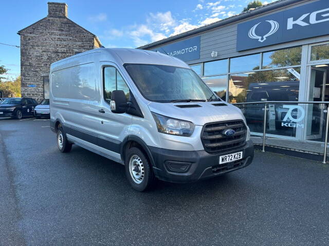 Ford Transit 2.0 EcoBlue 130ps H2 Leader Van Auto Panel Van Diesel Silver